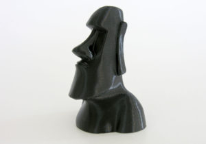 Moai stampato con stampante 3DPRN