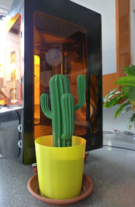 Cactus con vaso stampato con Kentstrapper MAVIS